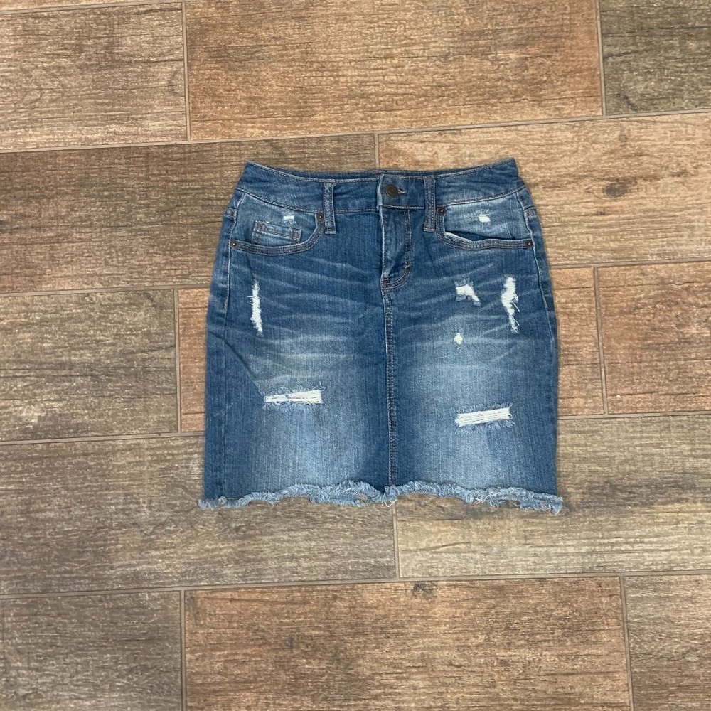 Jean Mini-Skirt, Size 2